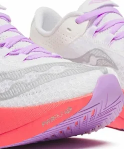 Saucony Women's Endorphin Pro 4 White/Crocus Hot