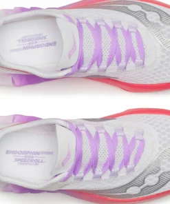 Saucony Women's Endorphin Pro 4 White/Crocus Hot