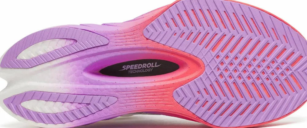 Saucony Women's Endorphin Pro 4 White/Crocus Hot