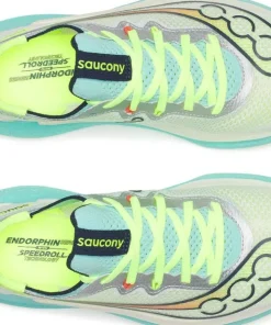 Saucony Women's Endorphin Pro 5 White/Splash Hot