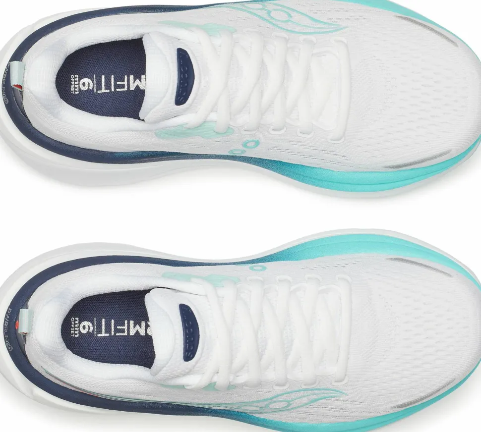 Saucony Women's Hurricane 25 White/navy