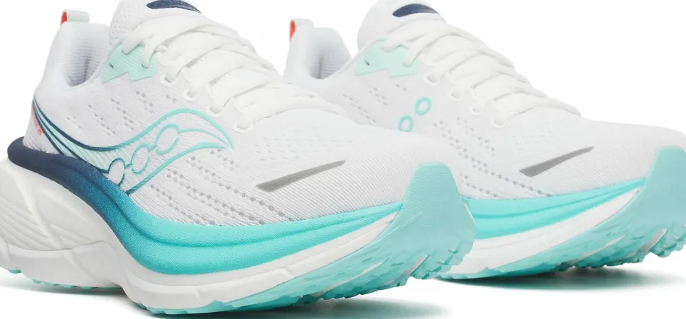 Saucony Women's Hurricane 25 White/navy