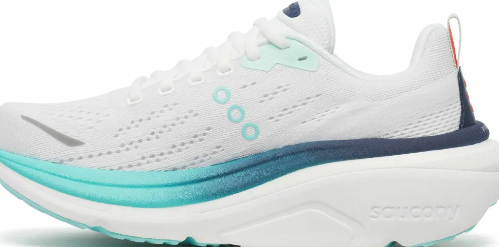 Saucony Women's Hurricane 25 White/navy