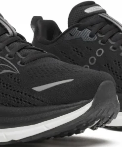 Saucony Women's Hurricane 25 Wide Black/White