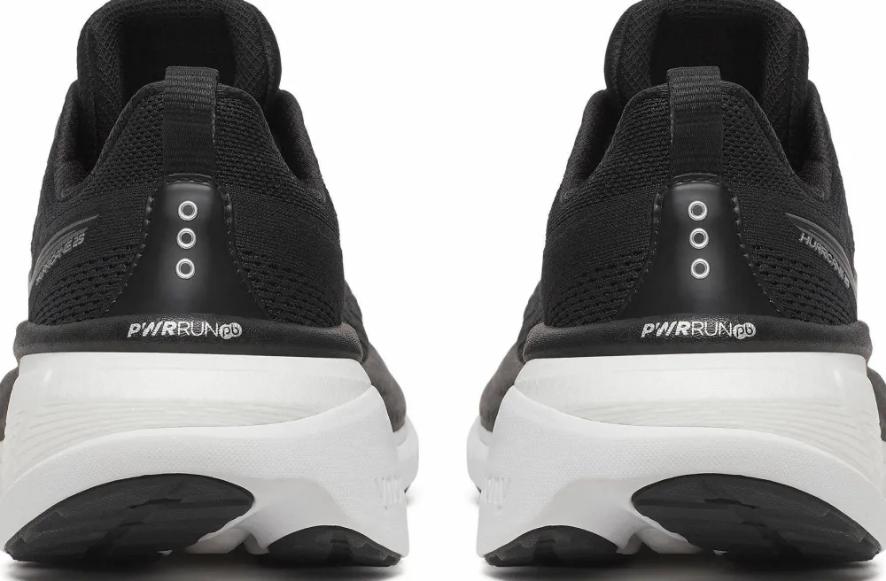 Saucony Women's Hurricane 25 Wide Black/White