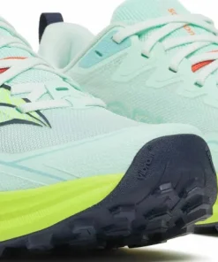 Saucony Women's Peregrine 16 Aqua/Citron Best