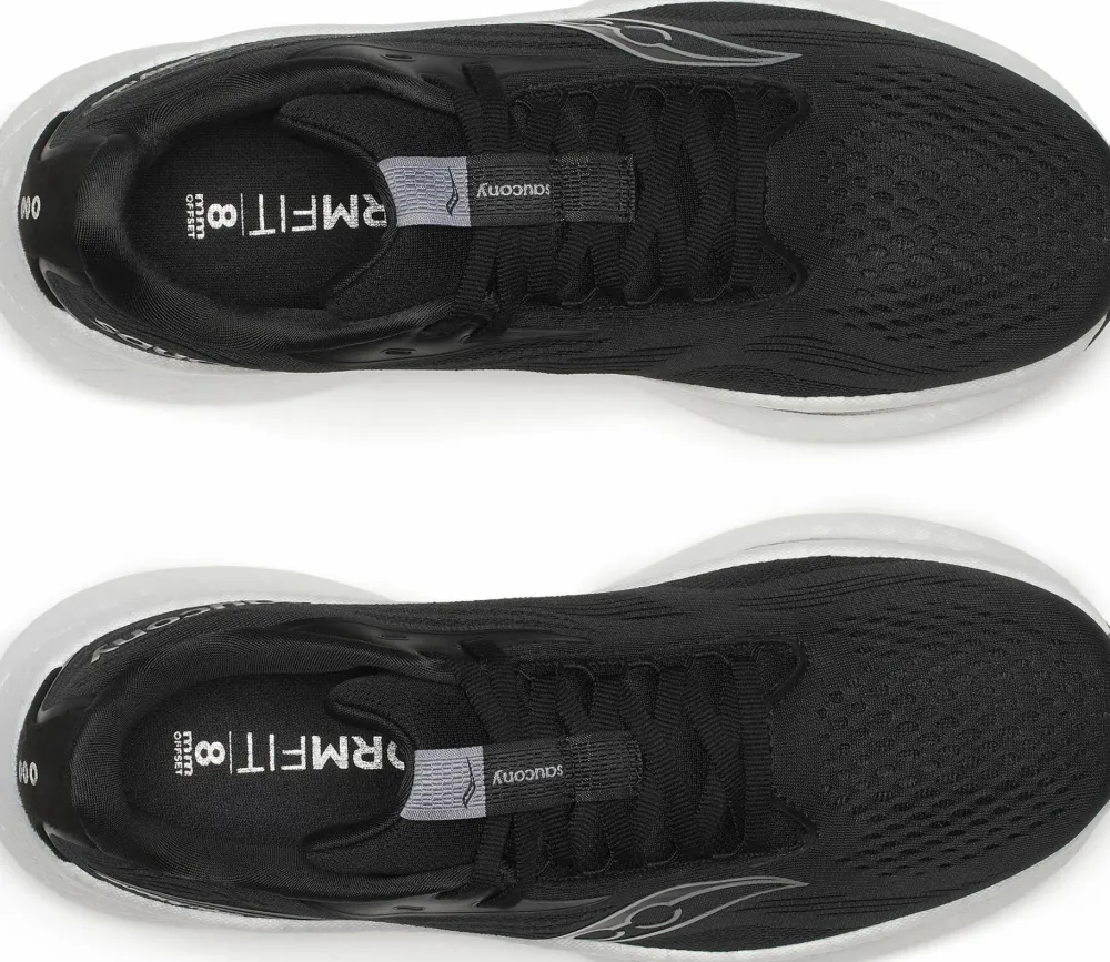 Saucony Women's Ride 18 Black/White Hot