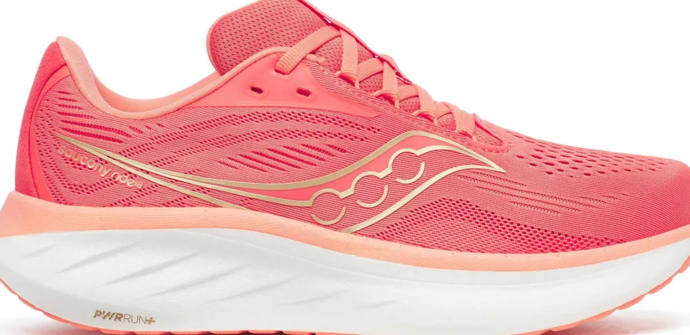 Saucony Women's Ride 18 Coral/Salmon