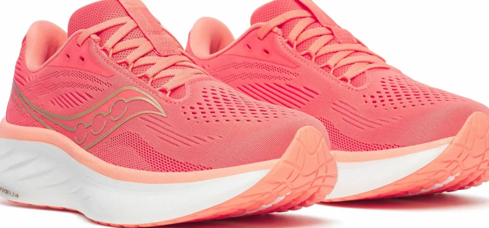Saucony Women's Ride 18 Coral/Salmon