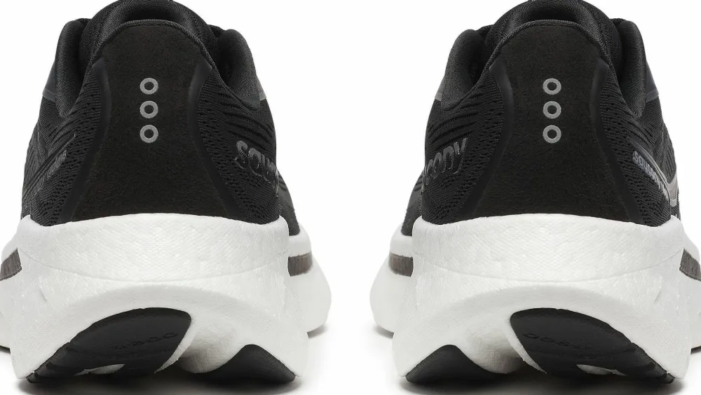 Saucony Women's Ride 18 Wide Black/White Sale