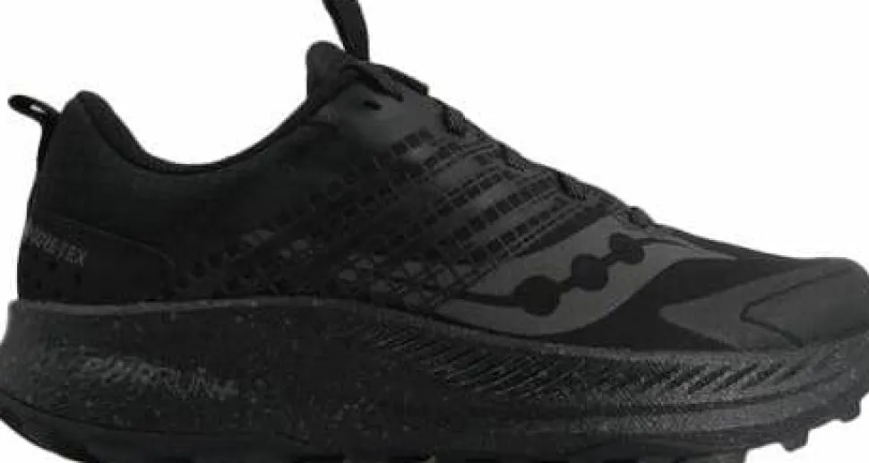 Saucony Women's Ride Tr2 Gore-Tex Triple Black