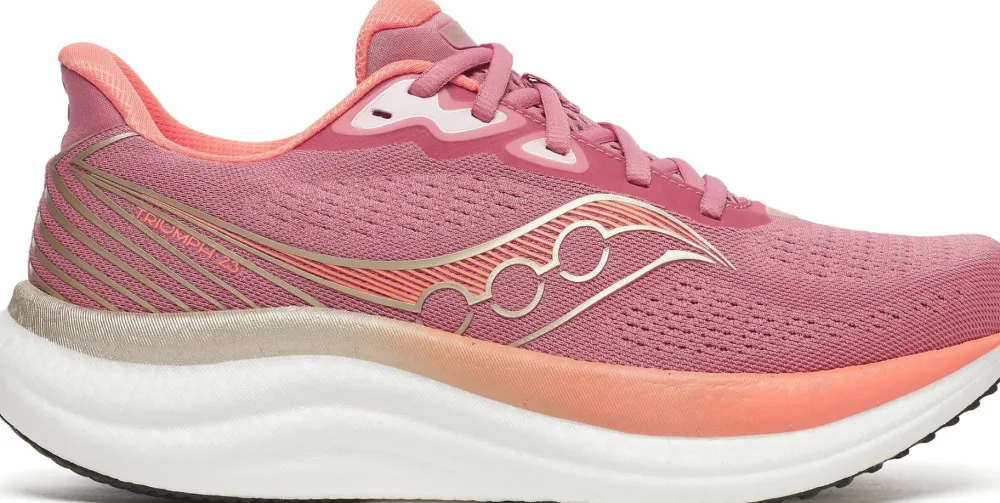 Saucony Women's Triumph 23 Mauve/Black Hot