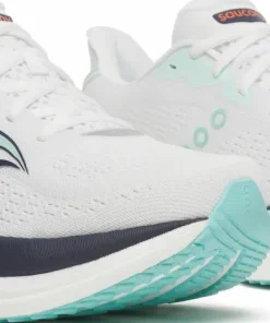 Saucony Women's Triumph 23 White/Navy Clearance