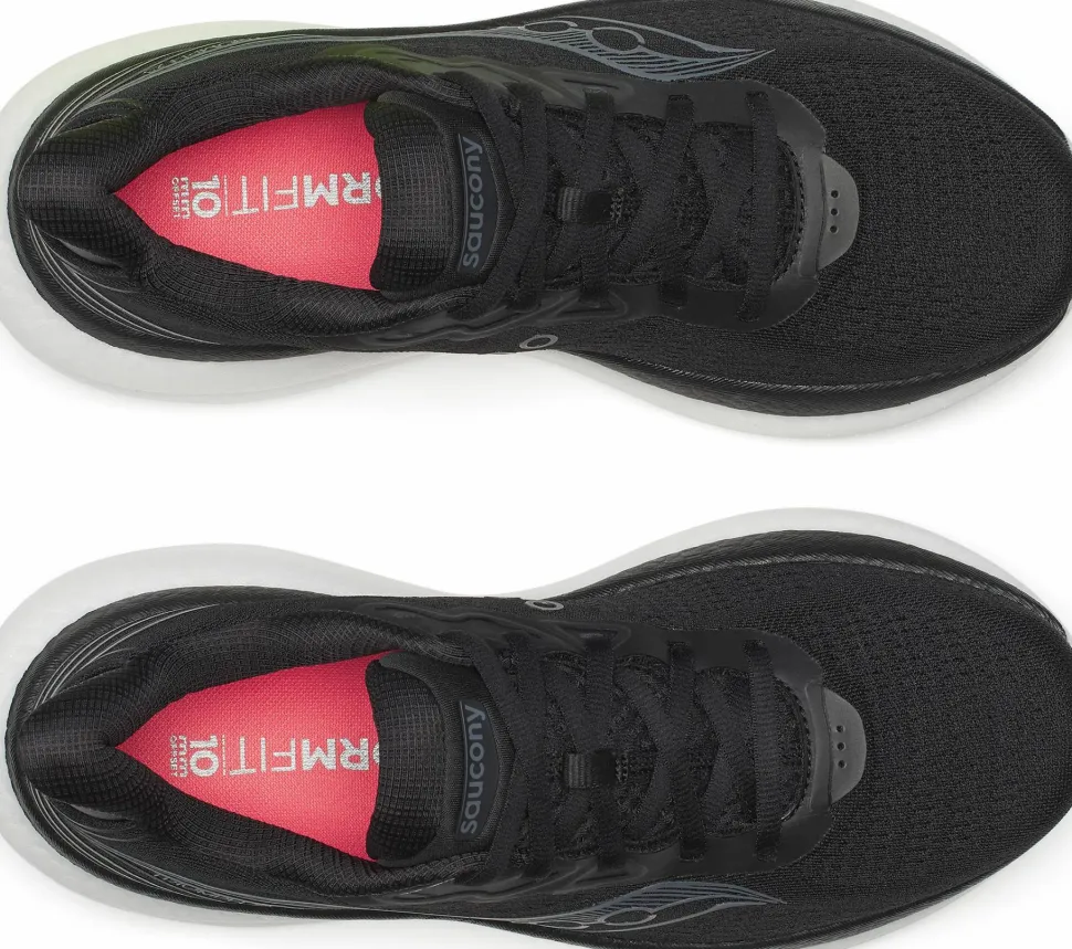 Saucony Women's Triumph 23 Wide Black/white