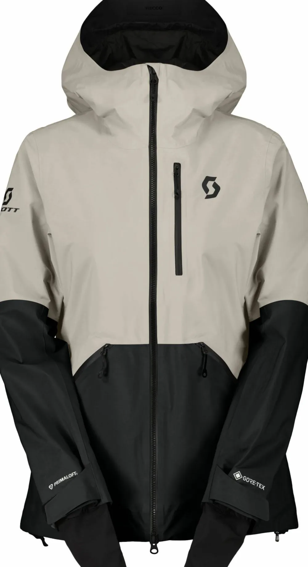 Scott Women's Vertic GORE-TEX 2 Layer Primaloft Jacket Dust White/Black Clearance