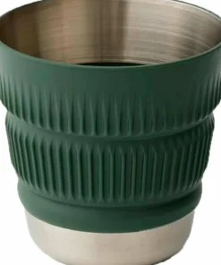 Sea To Summit Detour Stainless Seel Collapsible Mug Laurel Wreath Green