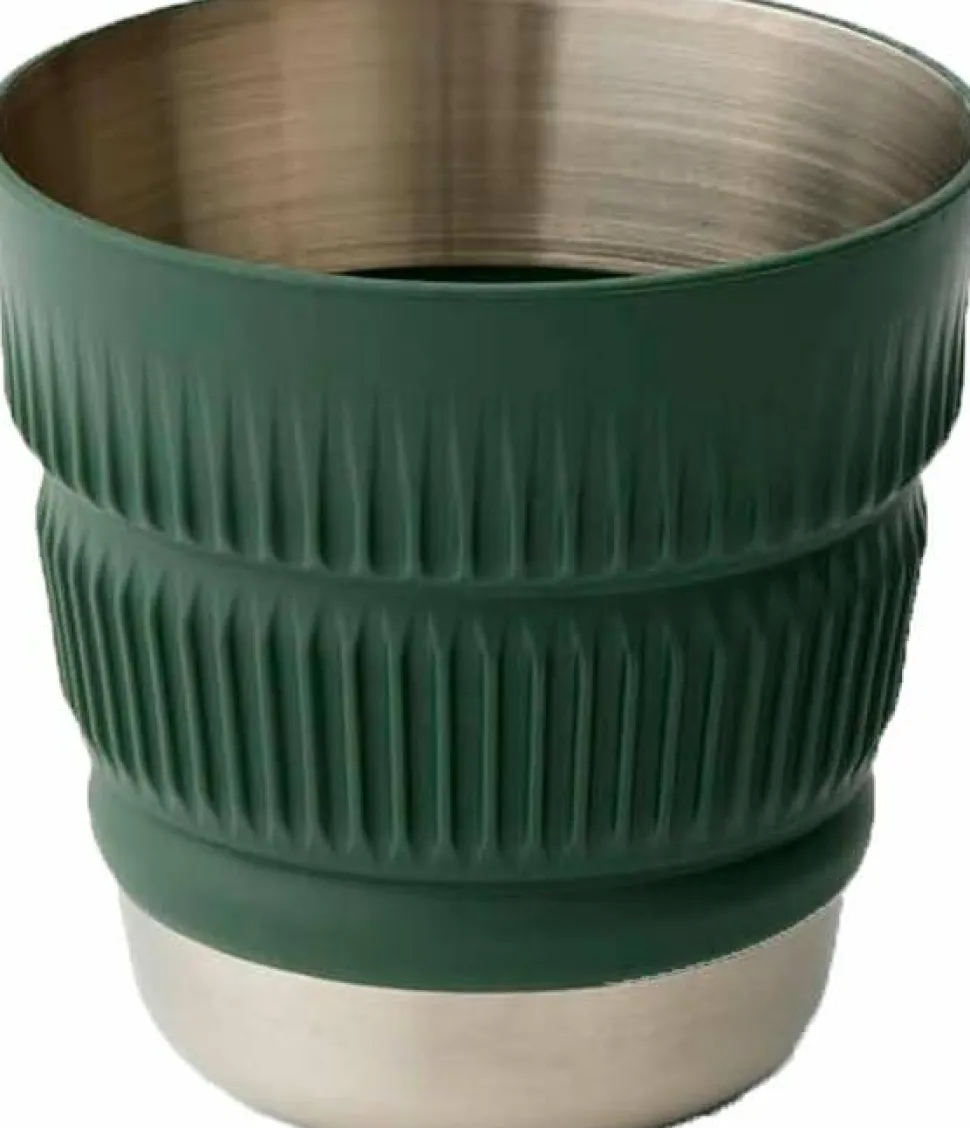 Sea To Summit Detour Stainless Seel Collapsible Mug Laurel Wreath Green