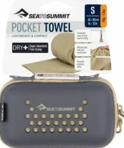 Sea To Summit Pocket Towel S Desert Brown