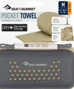 Sea To Summit Pocket Towel M Desert Brown