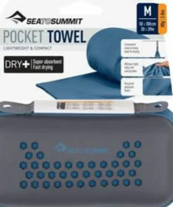 Outlet Pocket Towel M Blue Hälsa & Hygien