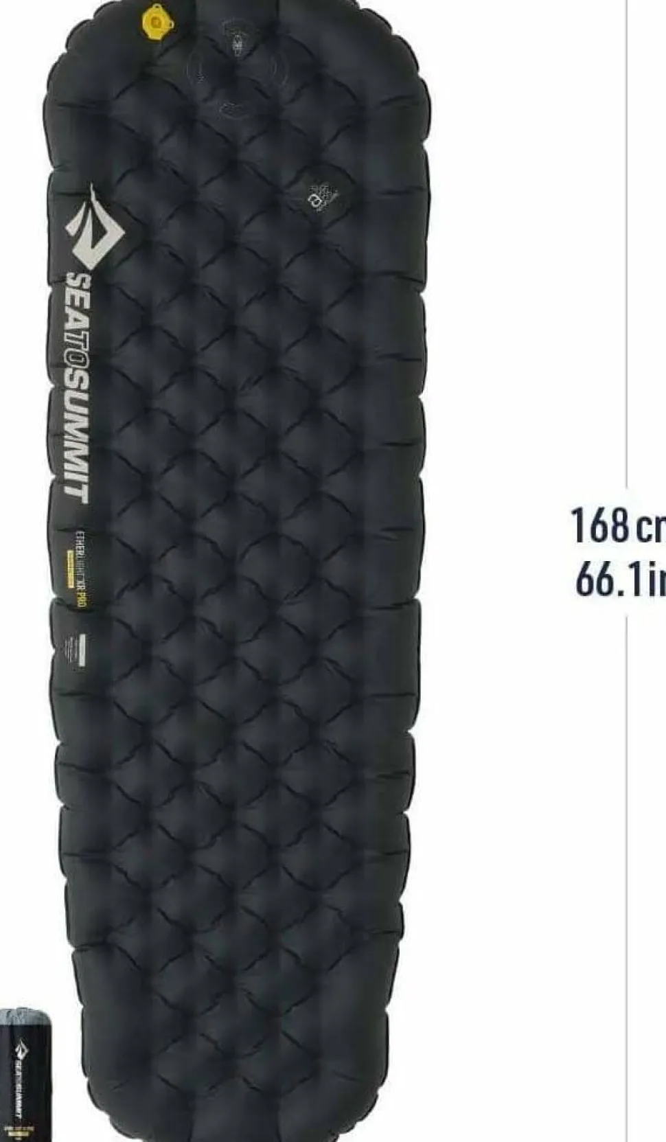 Sea To Summit Sleep Mat Air Etherlight XR Pro Insulated Asc Mat Small Black