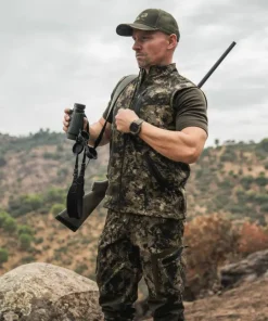Seeland Men's Chaser Aero Camo Vest Invis Mpc Green