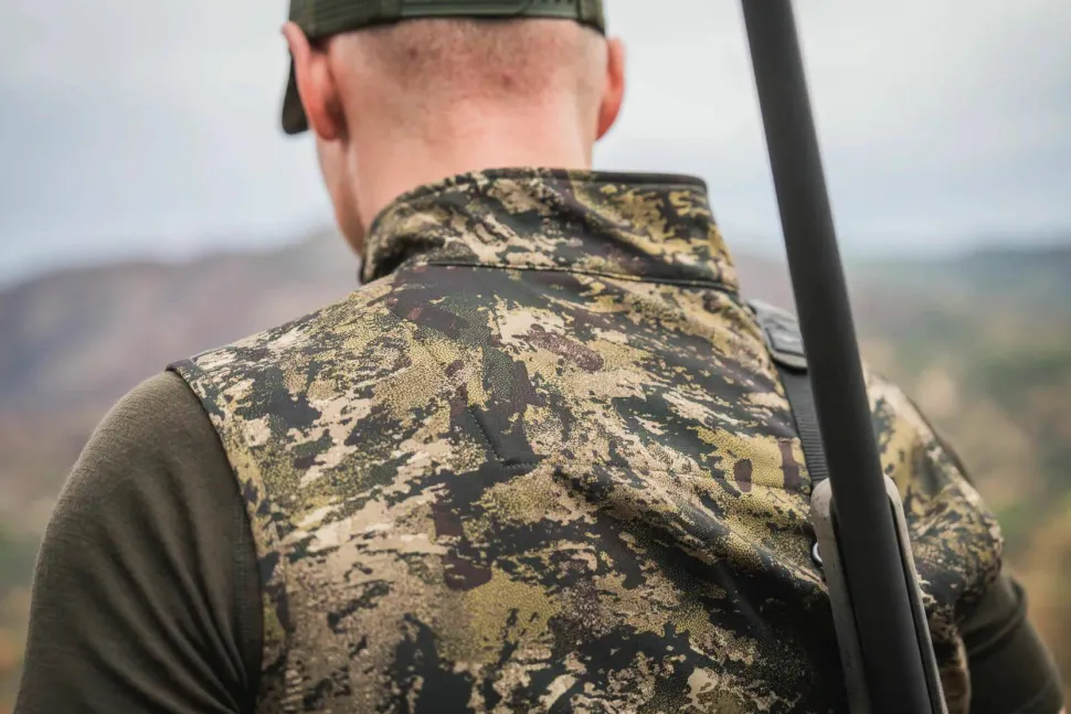 Seeland Men's Chaser Aero Camo Vest Invis Mpc Green