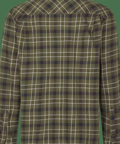 Seeland Men's Glen Flannel Shirt Grape Leaf/Dark Navy Check Discount