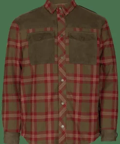 Seeland Men's Vancouver Shirt Red Check Clearance