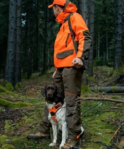 Seeland Men's Venture Rover Jacket Pine Green/Hi-Vis Orange