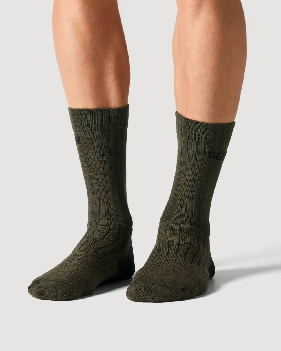 Seger Unisex Wanderer Heavy Wool Green