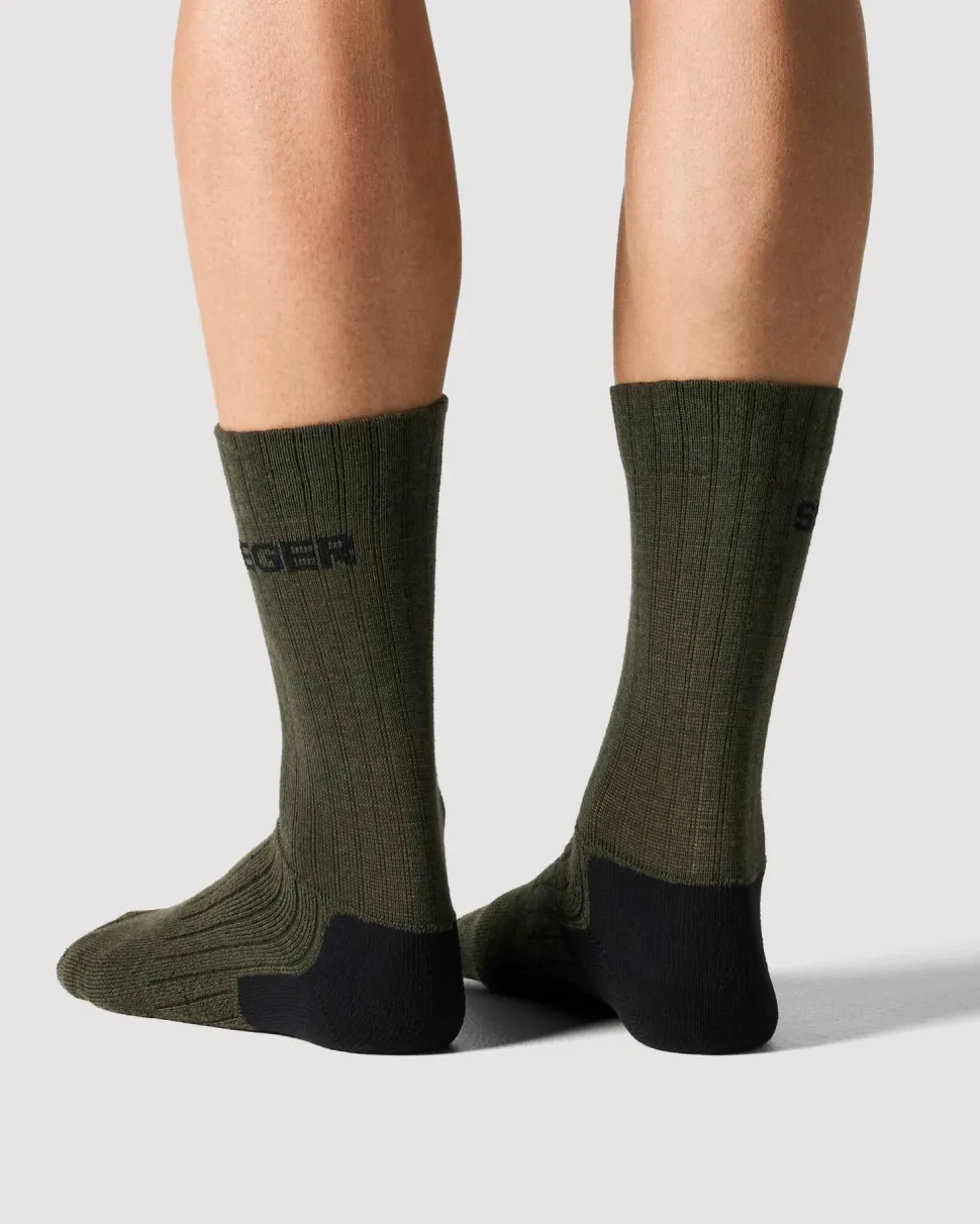 Seger Unisex Wanderer Heavy Wool Green