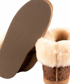 Shepherd of Sweden Women's Lena Slipper Chestnut Leopard Clearance