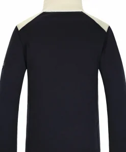 Skogstad Juniors' Gausta Merinoull Blanding Half-Zip Parisian Night Discount