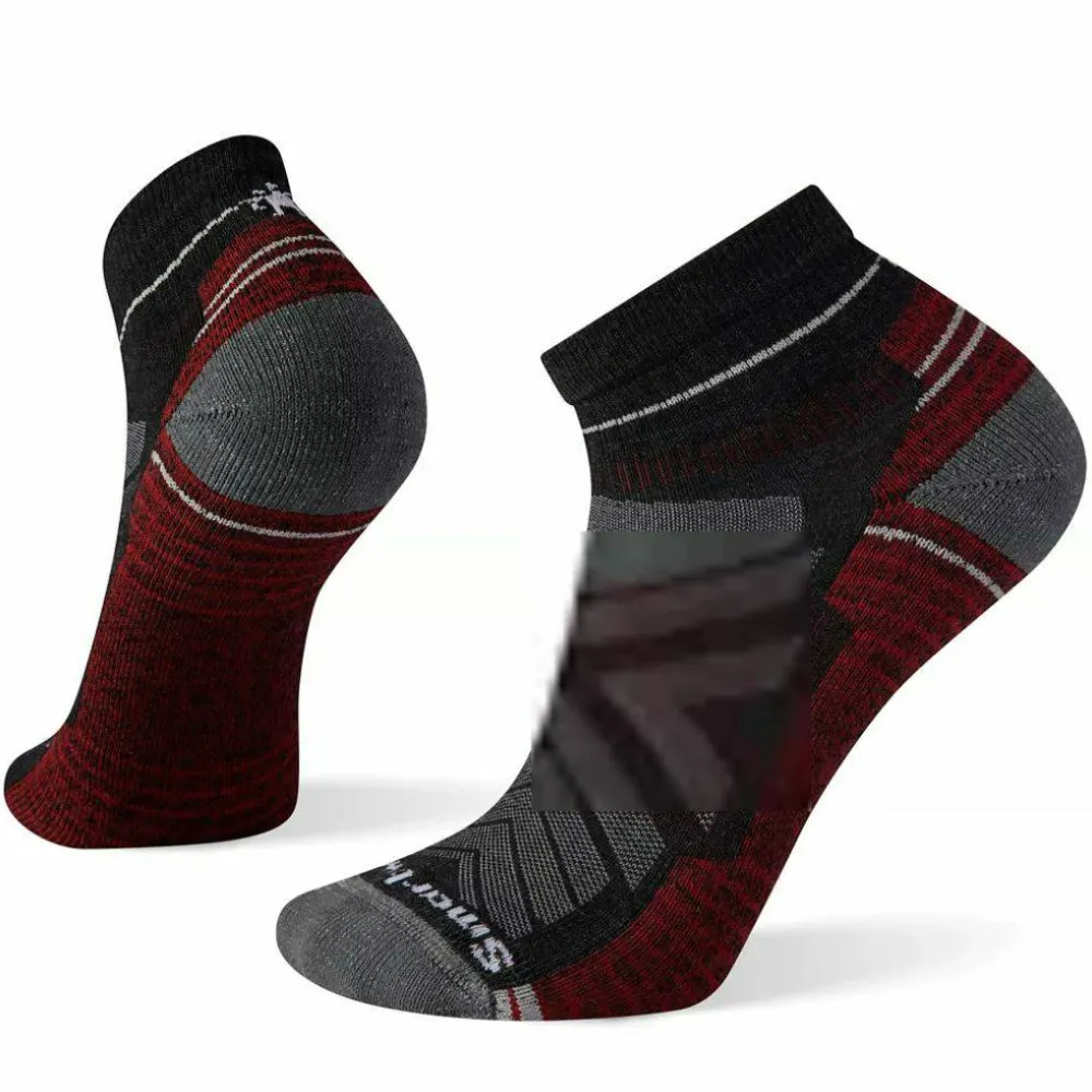 Smartwool Men's Hike Light Cushion Ankle Socks Charcoal New