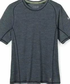 Smartwool Men's Merino Sport Ultralite Short Sleeve Charcoal Heather Hot