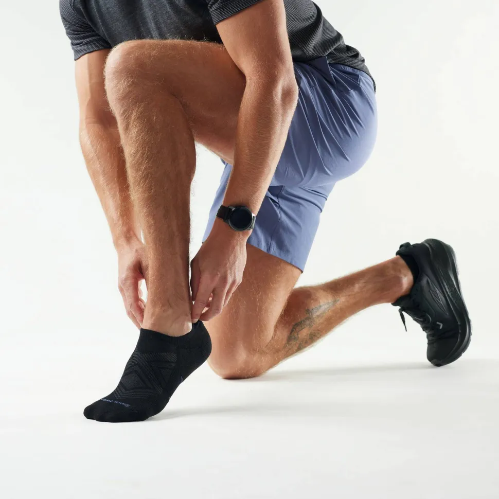 Smartwool Run No Show Socks Targeted Cushion Black