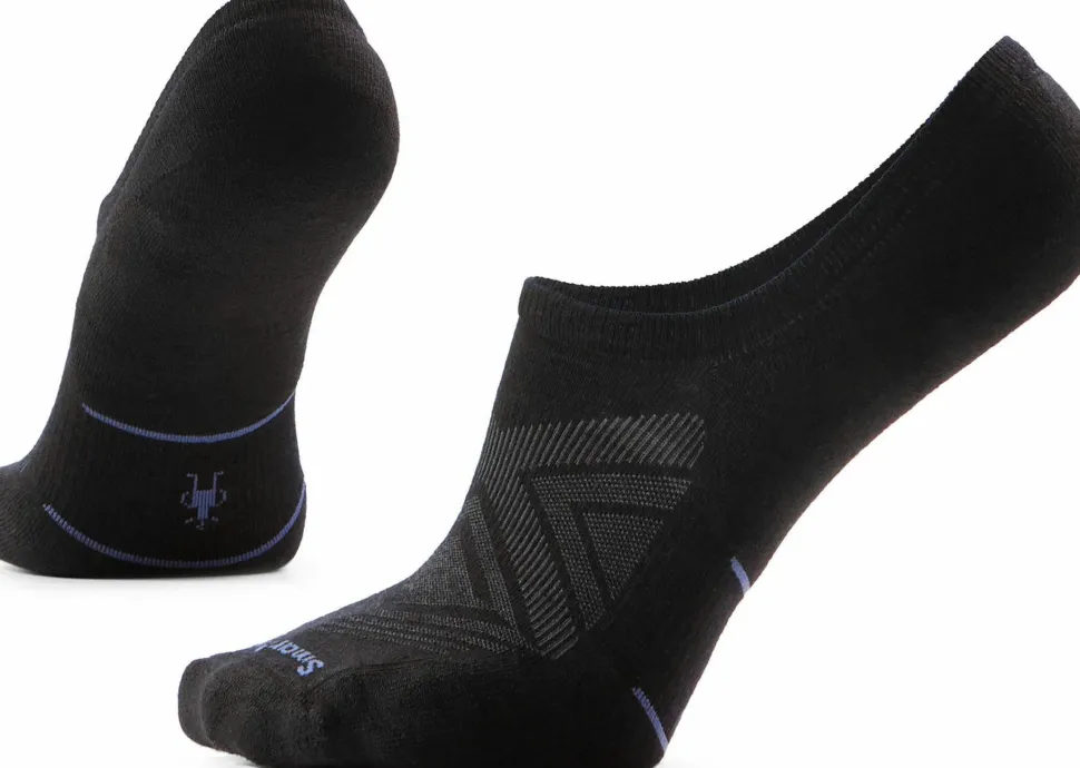 Smartwool Run No Show Socks Targeted Cushion Black