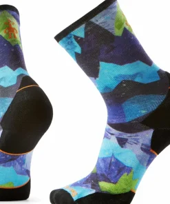 Trail Run Summit Sector Print Crew Socks Targeted Cushion Träningskläder Dam|Damstrumpor