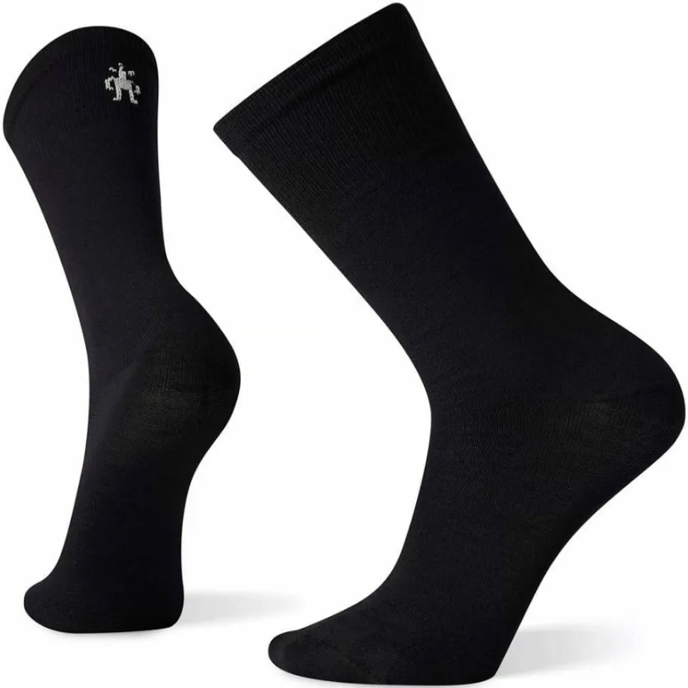 Smartwool Unisex Hike Classic Edition Zero Cushion Liner Crew Socks Black