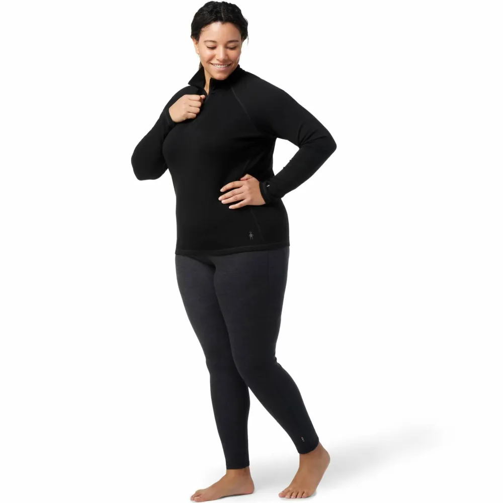 Hot Women's Classic Thermal Merino Base Layer 1/4 Zip Boxed Skidkläder Dam|Underställ Dam
