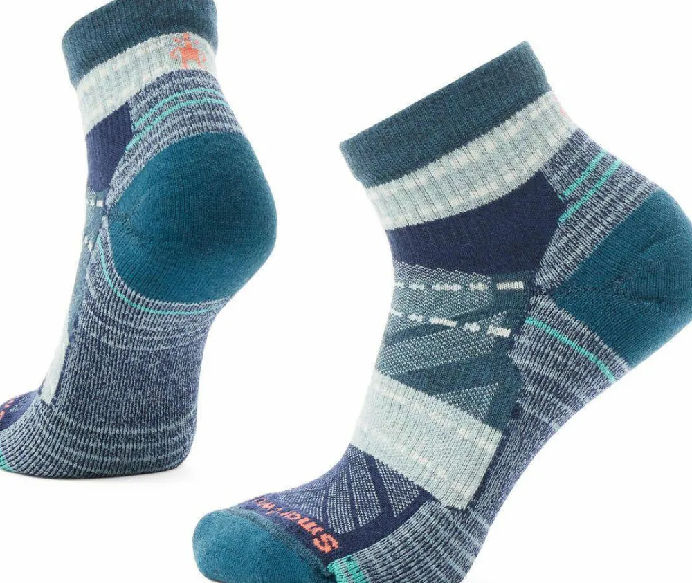 Smartwool Women's Hike Light Cushion Margarita Ankle Socks Frosty Green Best