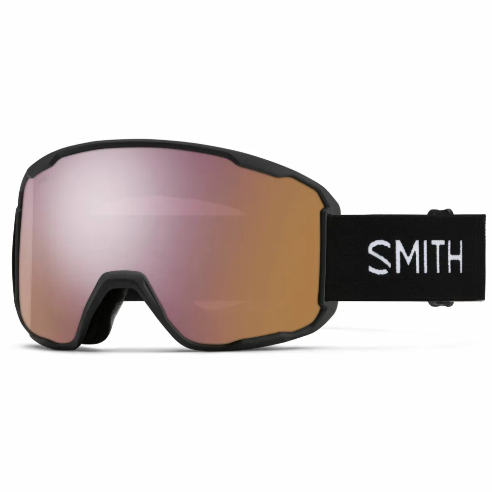 Smith Preview Black 22 / Chromapop Everyday Rose Gold Mirror Best