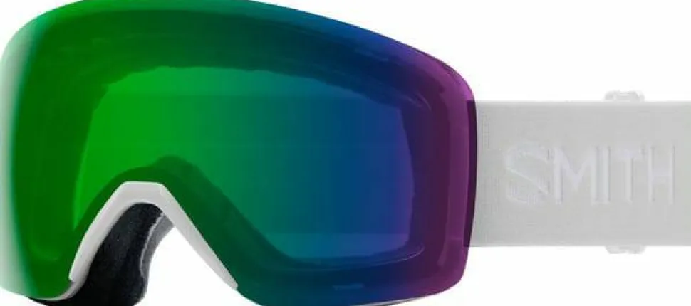 Smith Unisex Skyline White Vapor + ChromaPop Everyday Green Mirror Lens