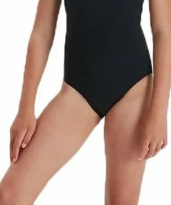 Speedo Girls' Eco Endurance+ Medalist Black Sale