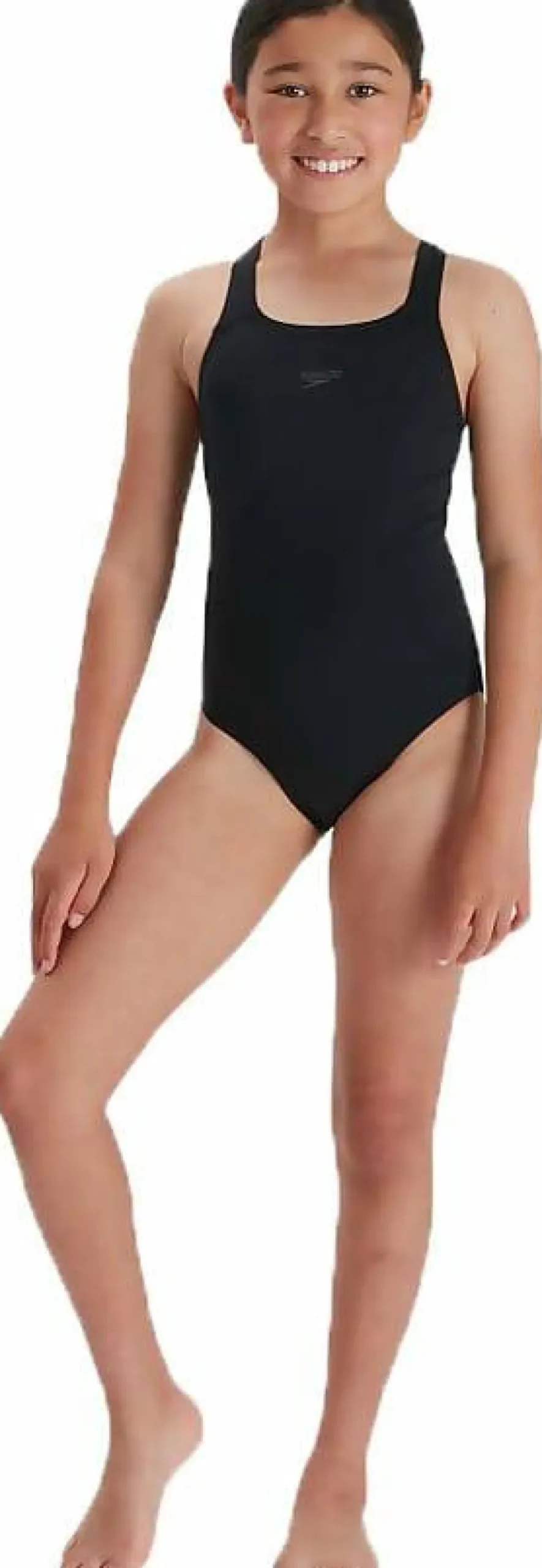 Speedo Girls' Eco Endurance+ Medalist Black Sale