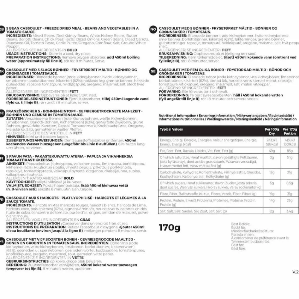 Best 5 Bean Cassoulet - Big Pack Nocolour Kök & Tillbehör