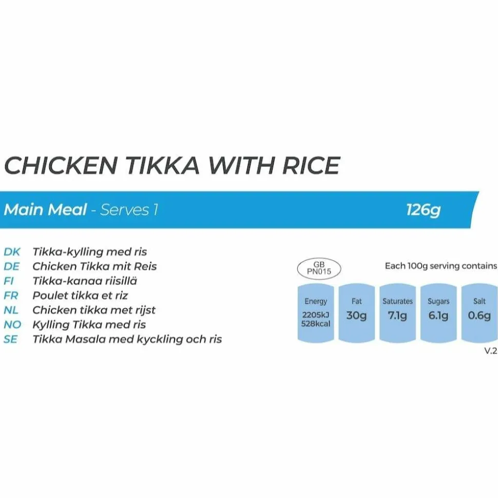 Summit to Eat Chicken Tikka with Rice Nocolour