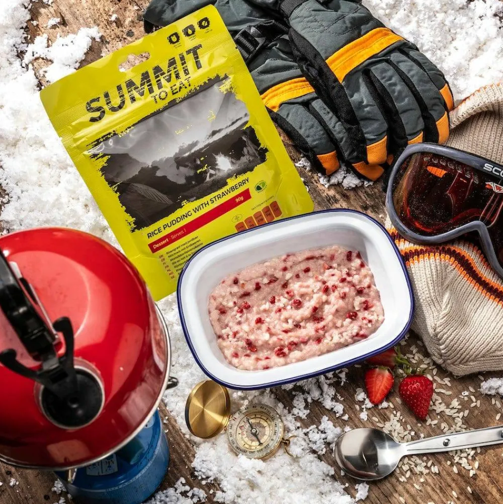 Summit to Eat Rice Pudding with Strawberry Nocolour 1-SERVE Sale