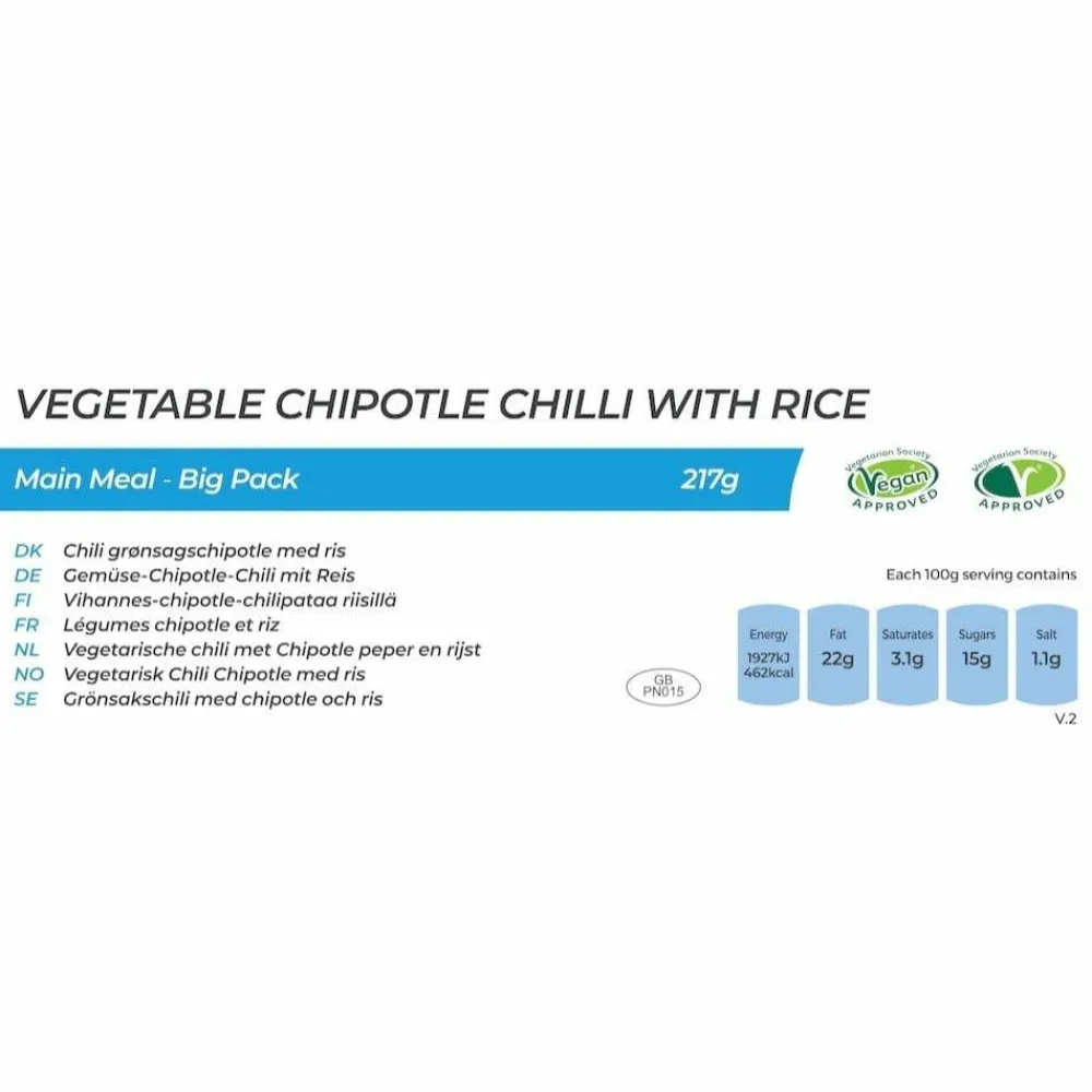Summit to Eat Vegetable Chipotle Chilli With Rice - Big Pack Nocolour Discount
